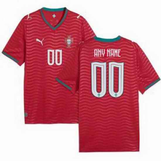 Youth 00 Portugal Custom Home Replica Jersey   1